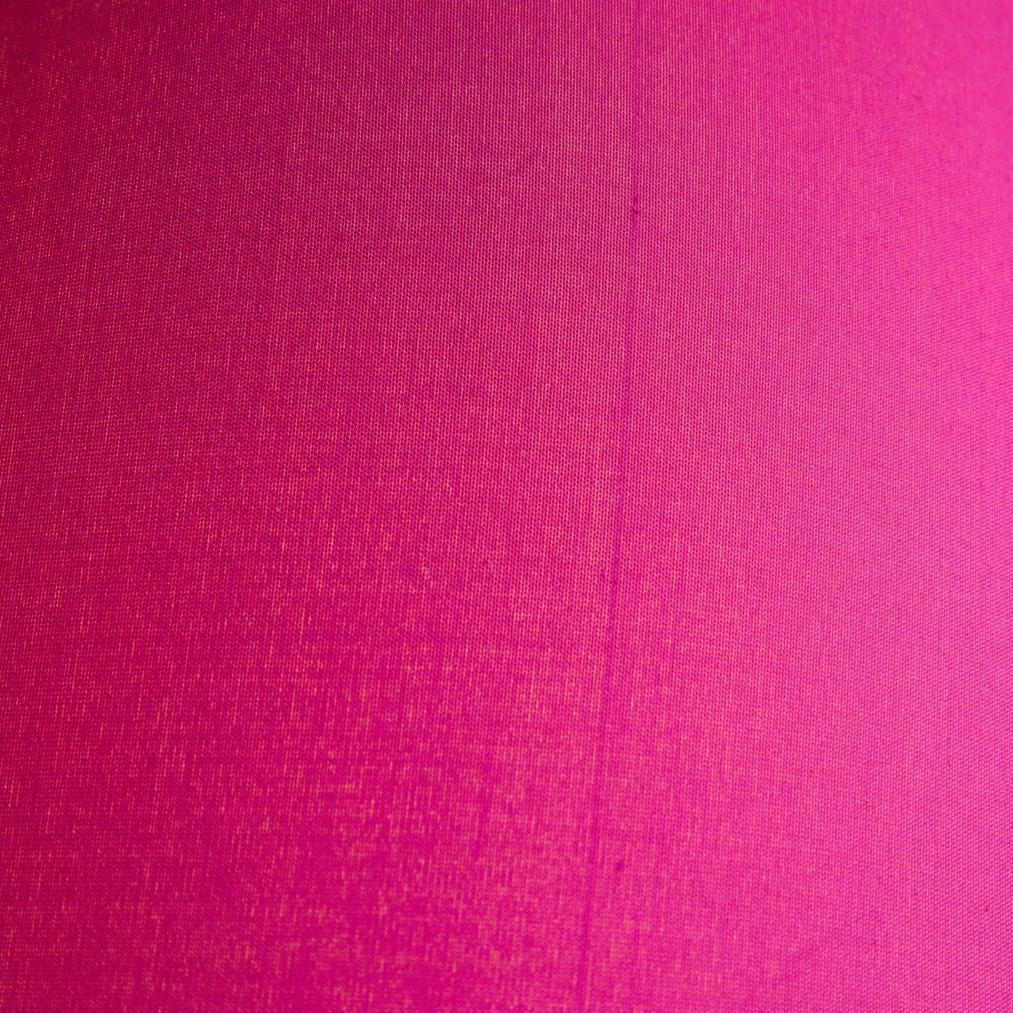 18cm drum shade in fuchsia dupion silk