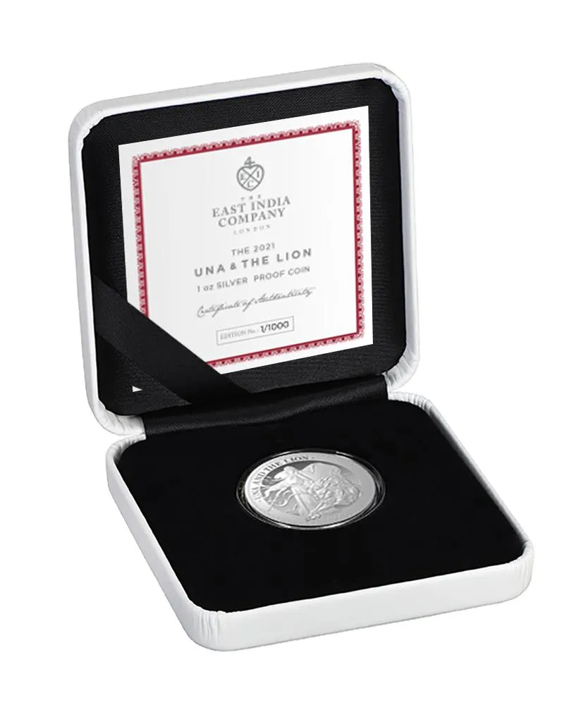 2021 Una & the Lion 1oz Silver Proof Coin SOLD OUT