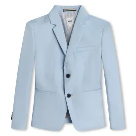 BOSS KIDSWEAR Pale Blue Suit Jacket
