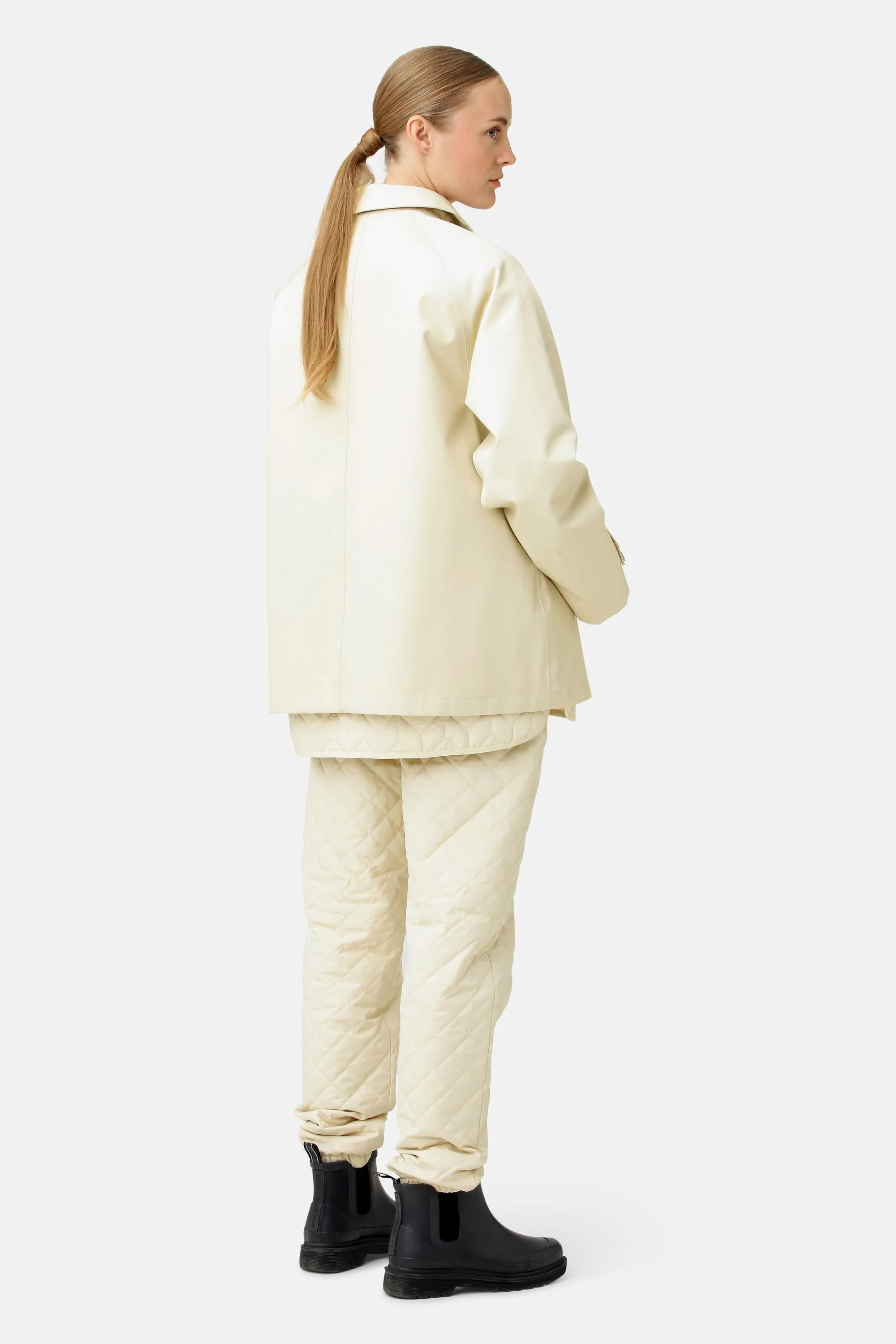 Cotton raincoat - Bleached Sand