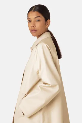 Cotton raincoat - Bleached Sand