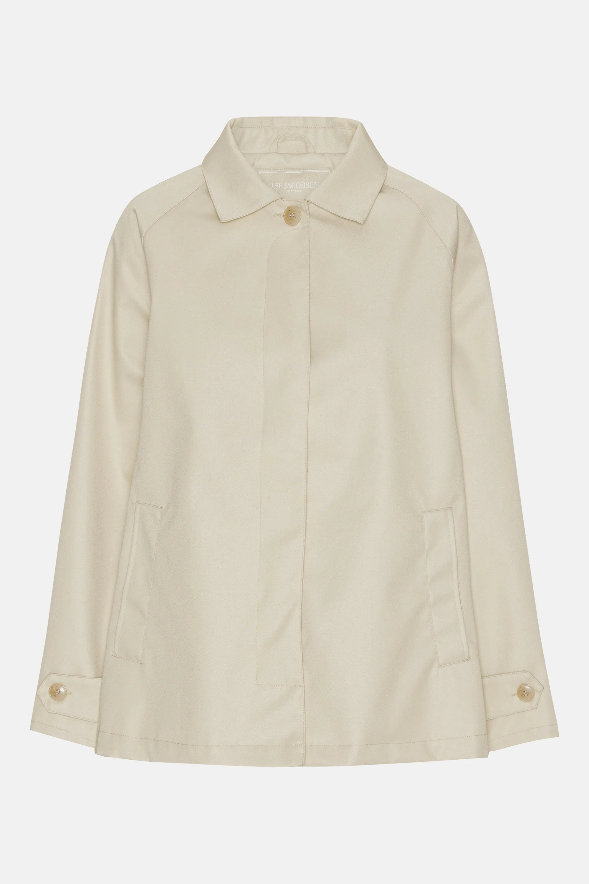 Cotton raincoat - Bleached Sand