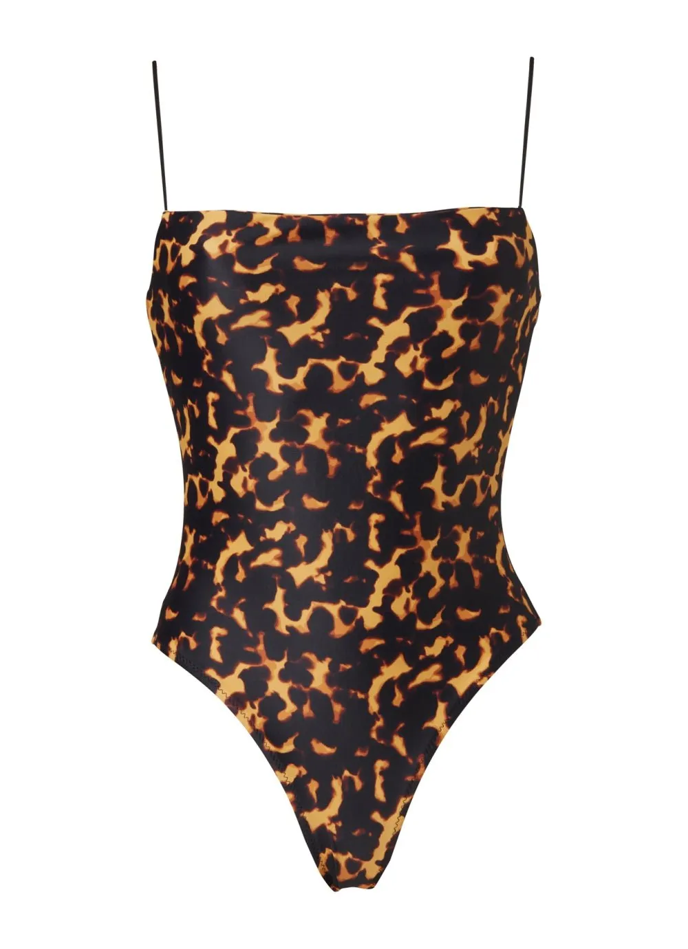 Eloise Strap One Piece Lycra Blots Yellow
