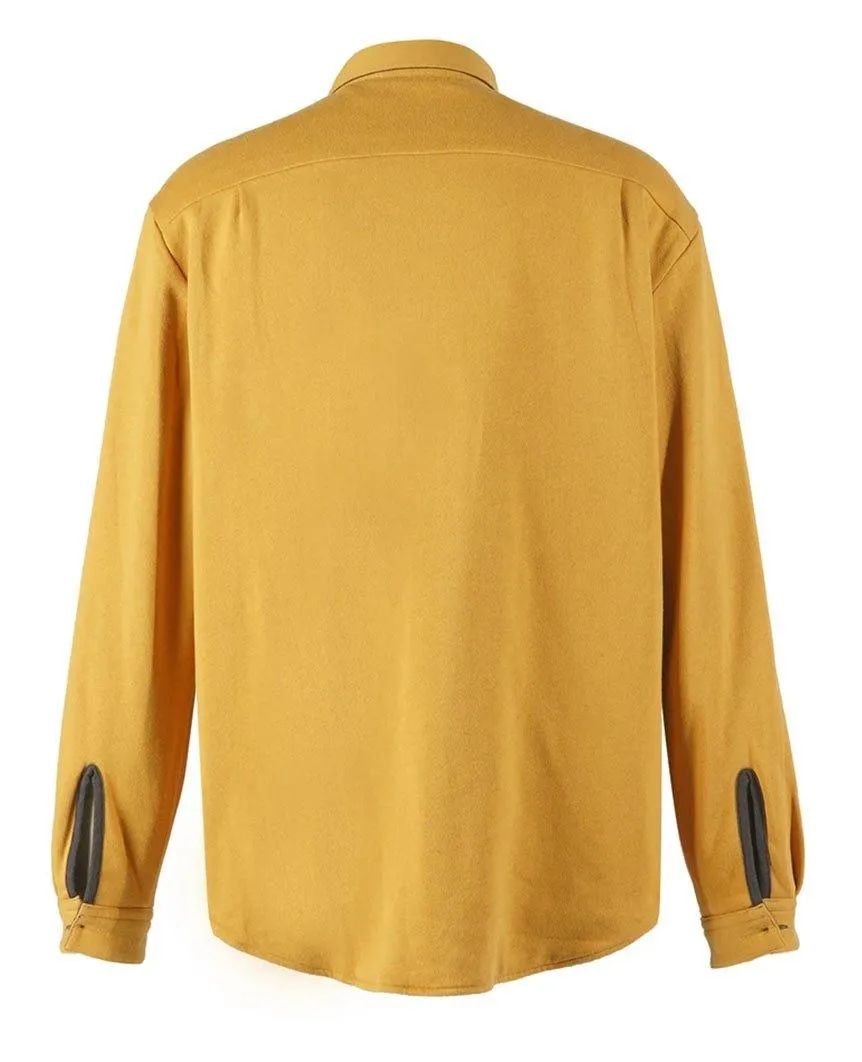 Flannel Jersey Reversible Graphite Mustard Jacket