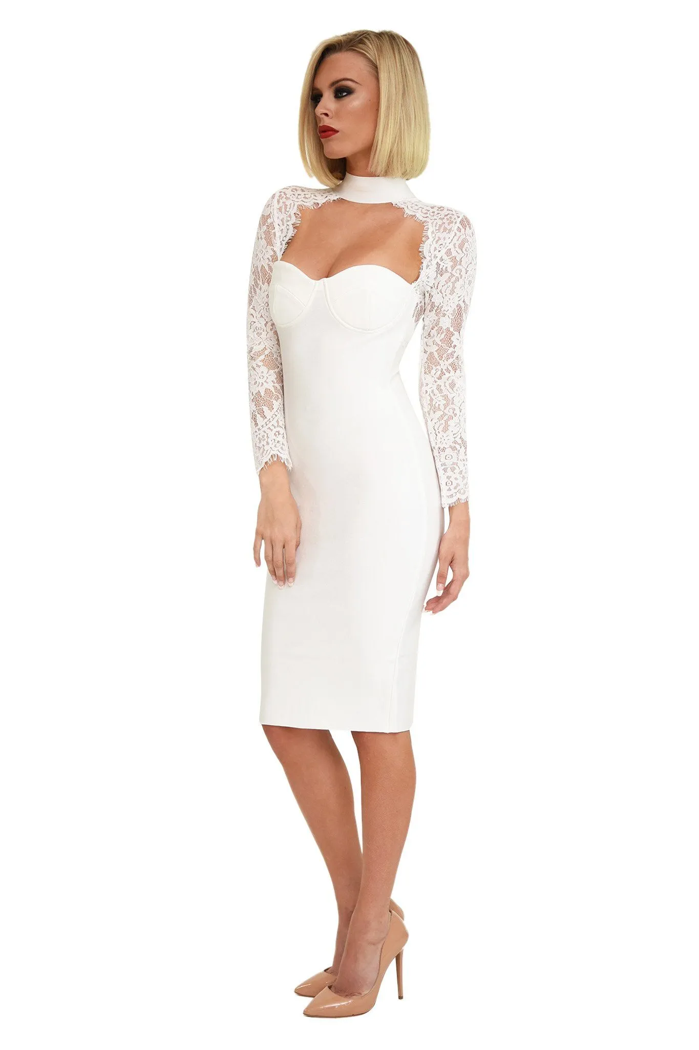 Florence Dress - White