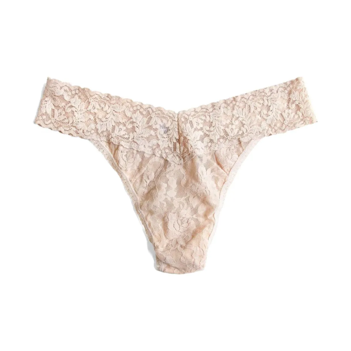 Hanky Panky Signature Lace Original rise Thong in Nude