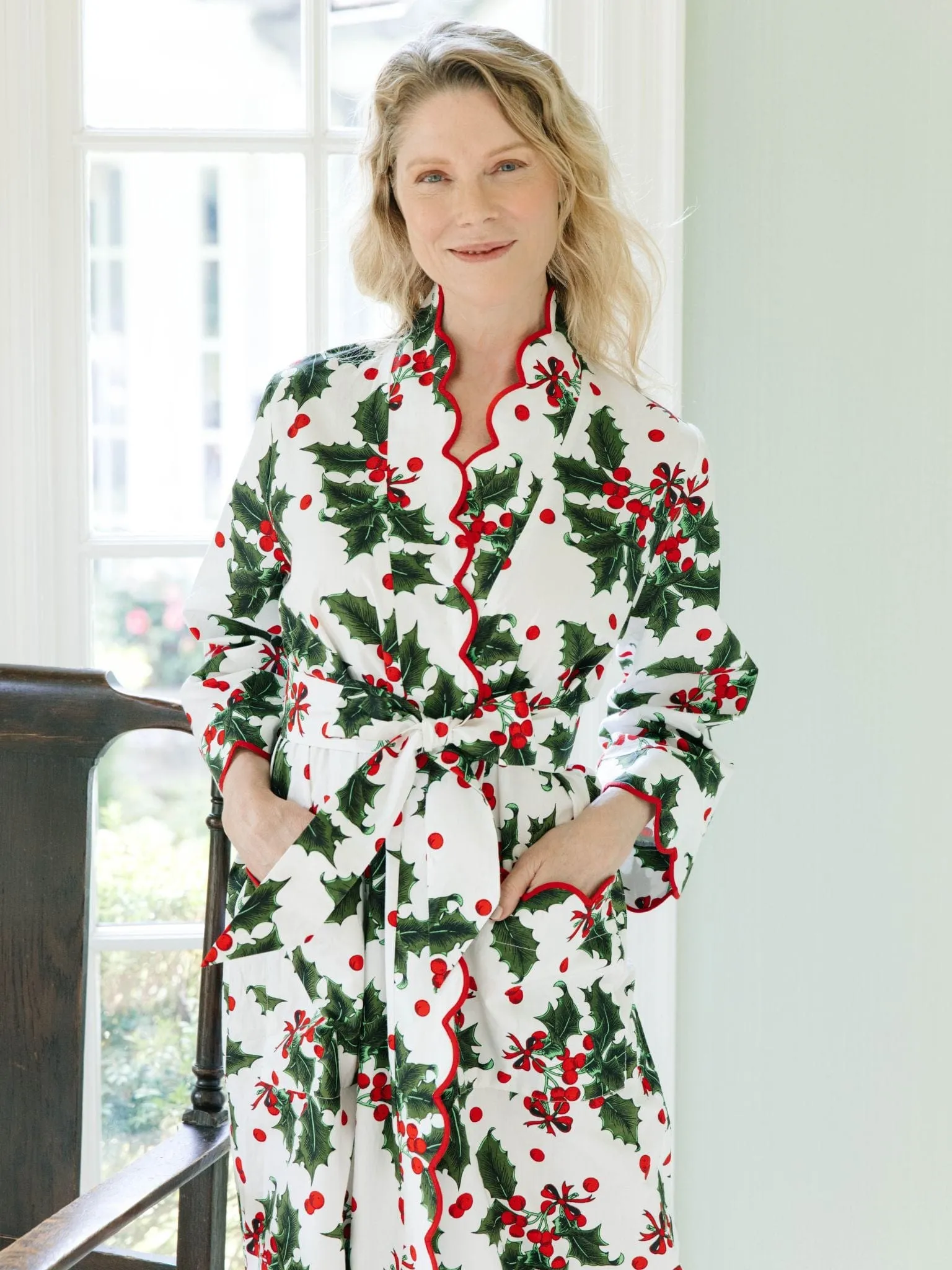 Holiday Print Classic Robe