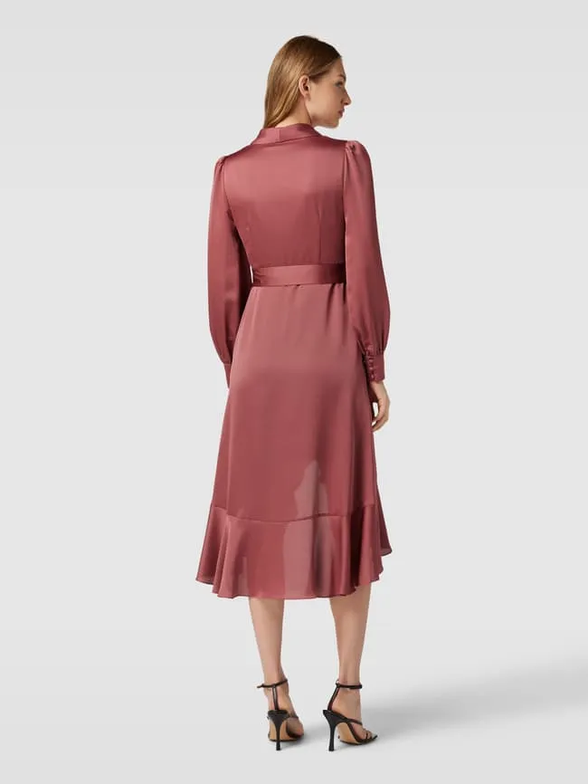 Jake*s Cocktail V-Neck Cocktail Dress, Rust Red