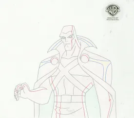 Justice League Original Production Drawing: Martian Manhunter