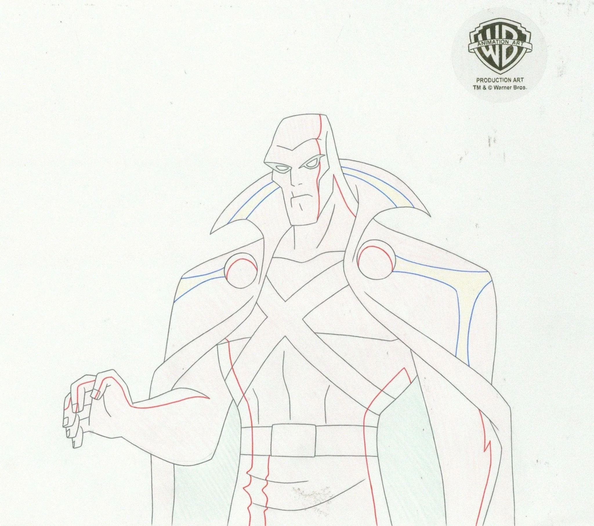 Justice League Original Production Drawing: Martian Manhunter