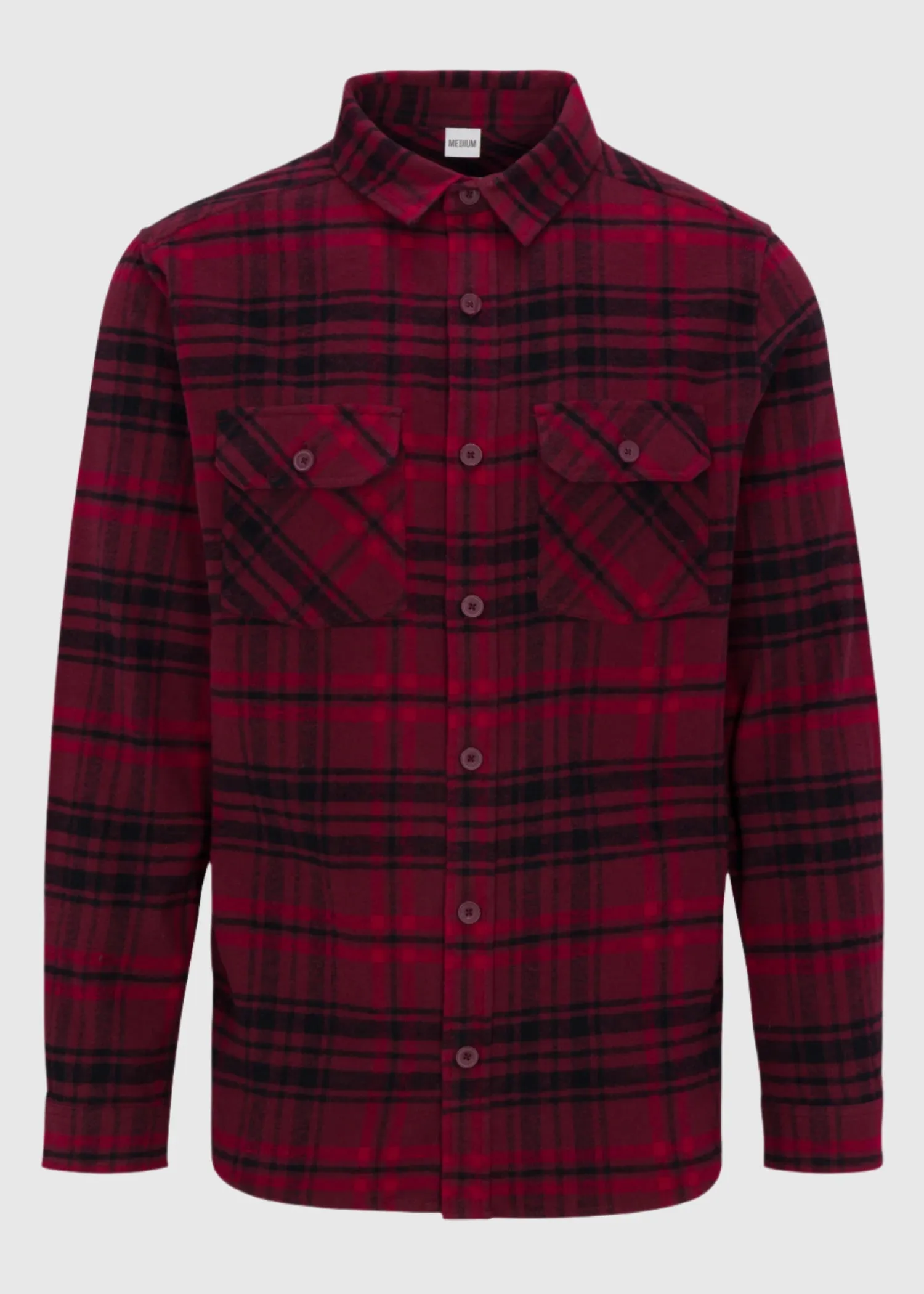 MEN'S WOODSY PLAID FLANNEL SHIRT