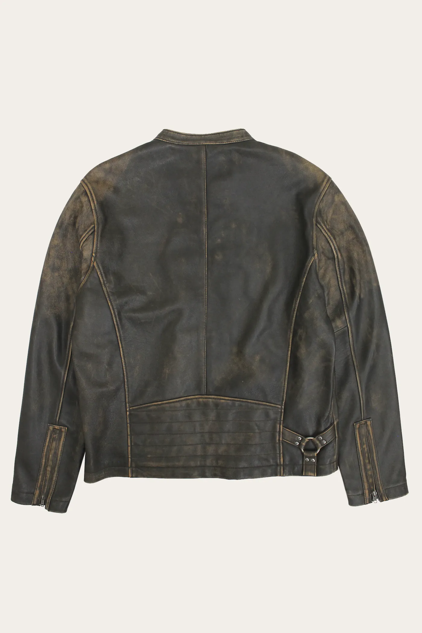 Ombre Racer Leather Jacket