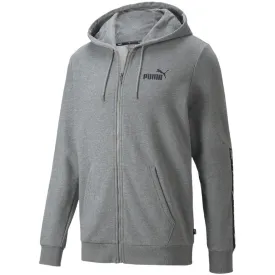 Puma Ess  Tape Full-Zip Hoodie Tr Grey 848768 03