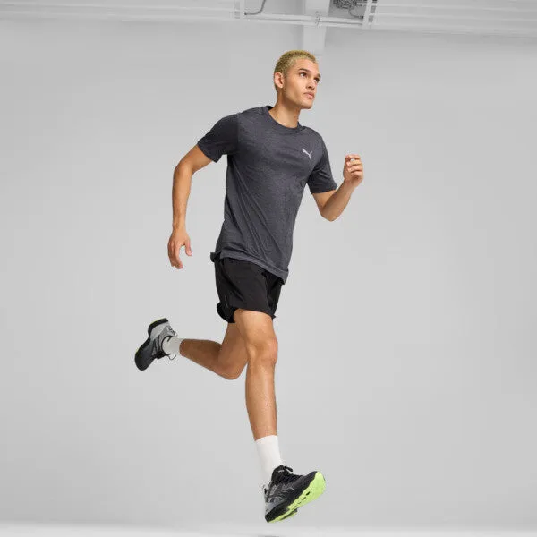 PUMA MEN'S RUN FAVOURITE HEATHER GREY TEE