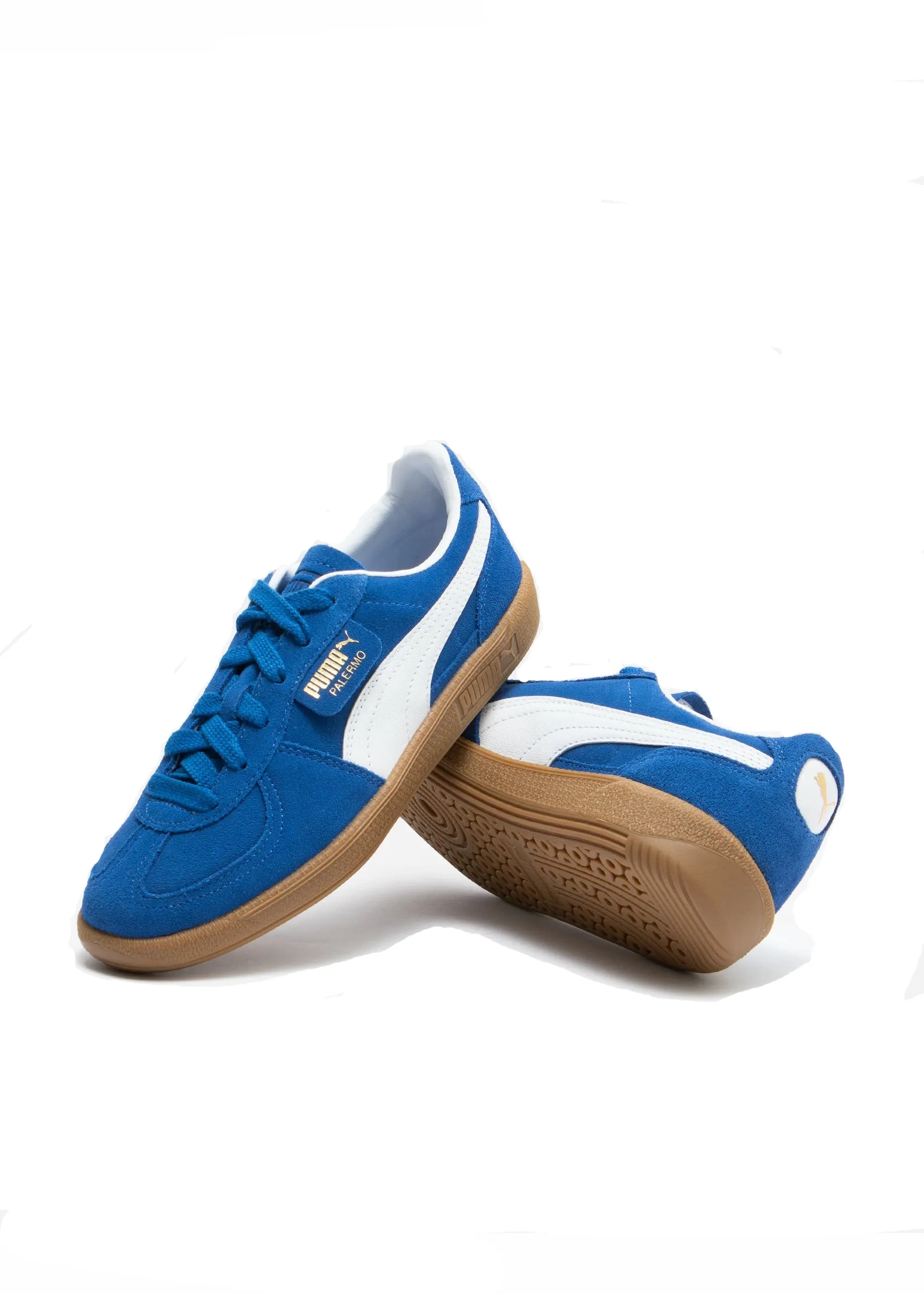 Puma Palermo Cobalt Glaze White