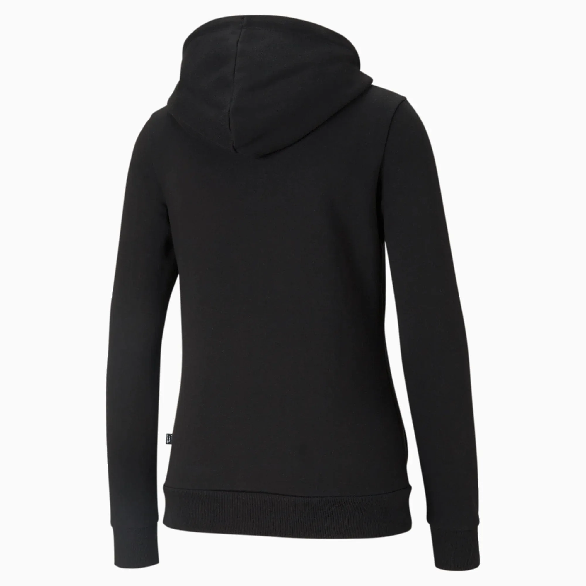 PUMA WOMEN'S ESSENTIALS FULL-ZIP BLACK JACKET