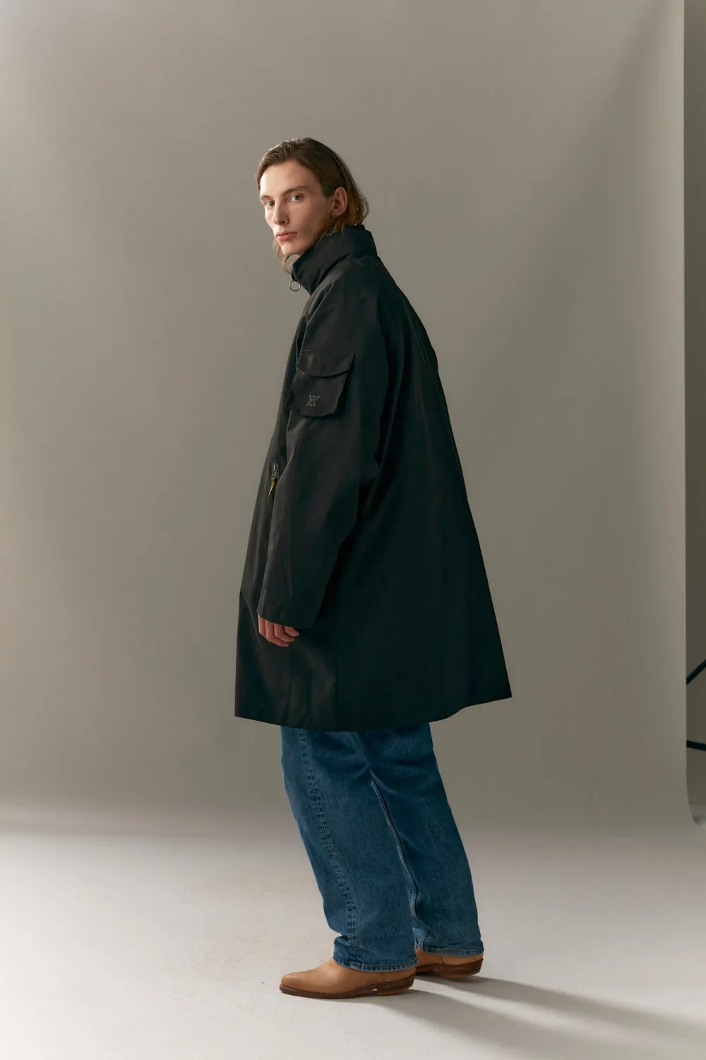 ROOMY ROSS G RE-DOWN POLY RAYON AW23 black