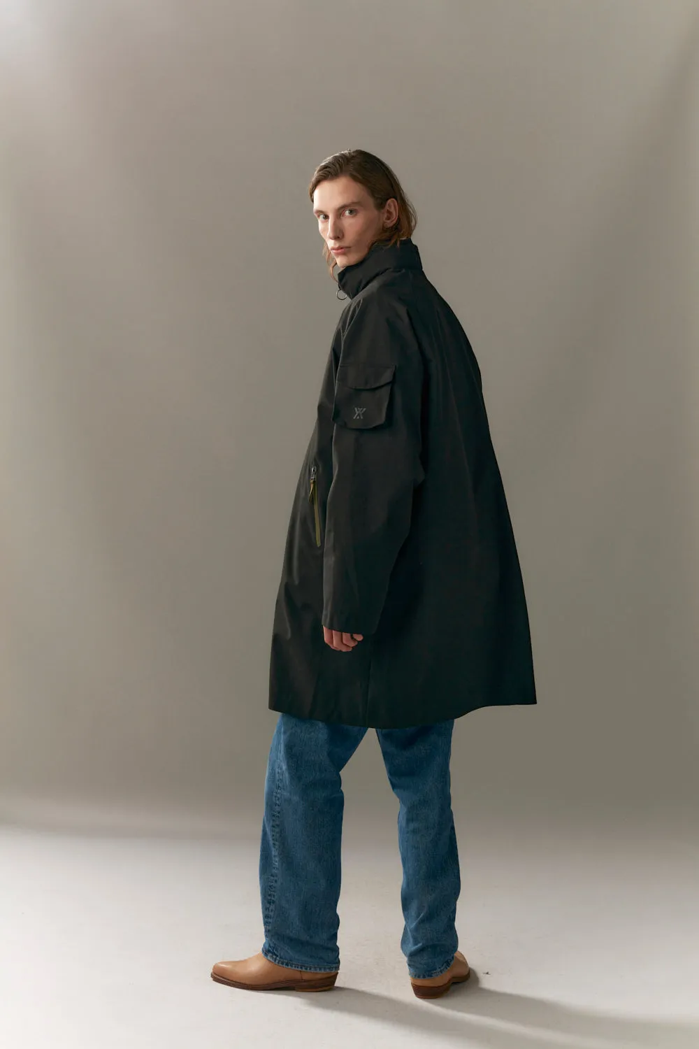 ROOMY ROSS G RE-DOWN POLY RAYON AW23 black
