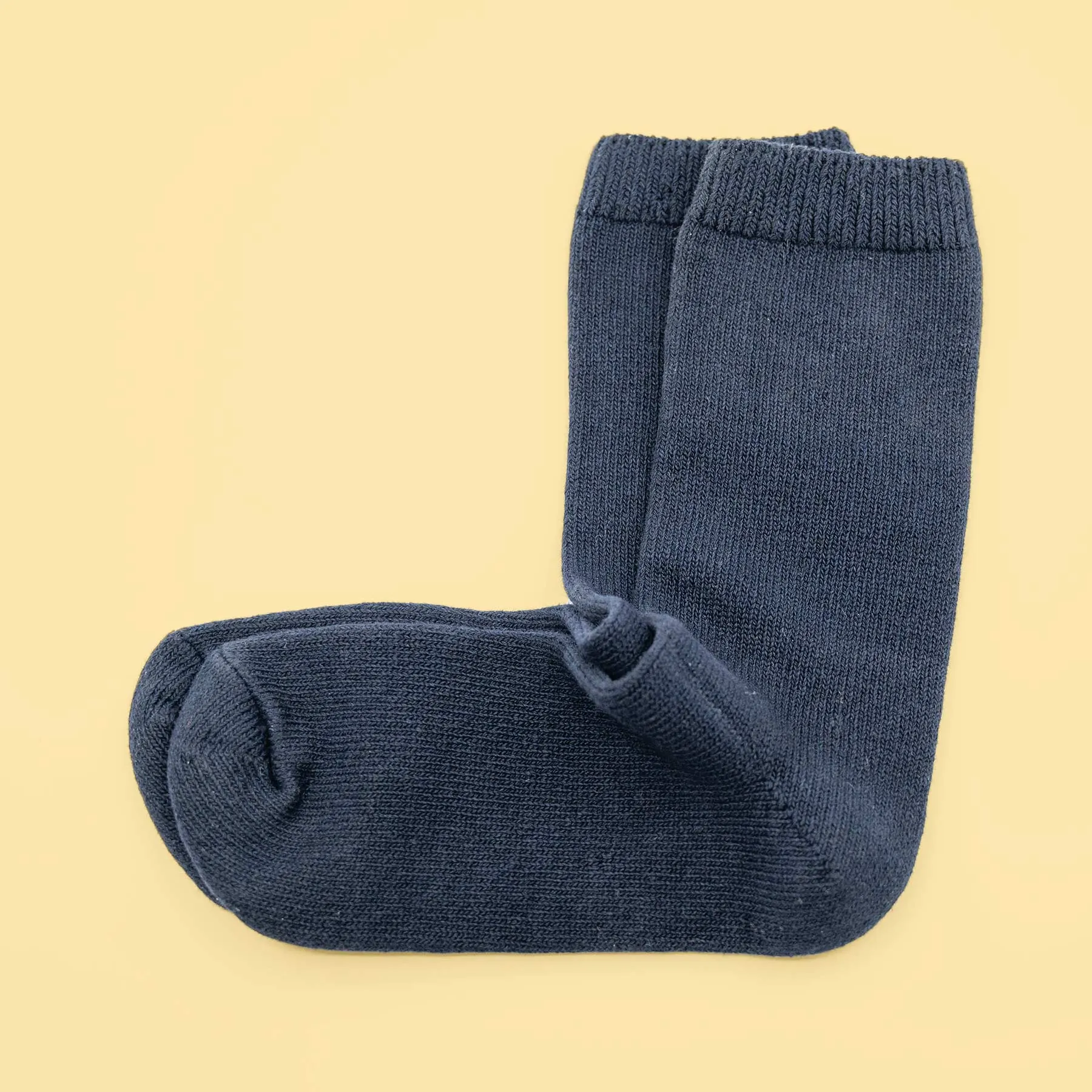 SIMPLICITY 3-Pack Organic Cotton Jersey Crew Socks (Grown & Made in USA)