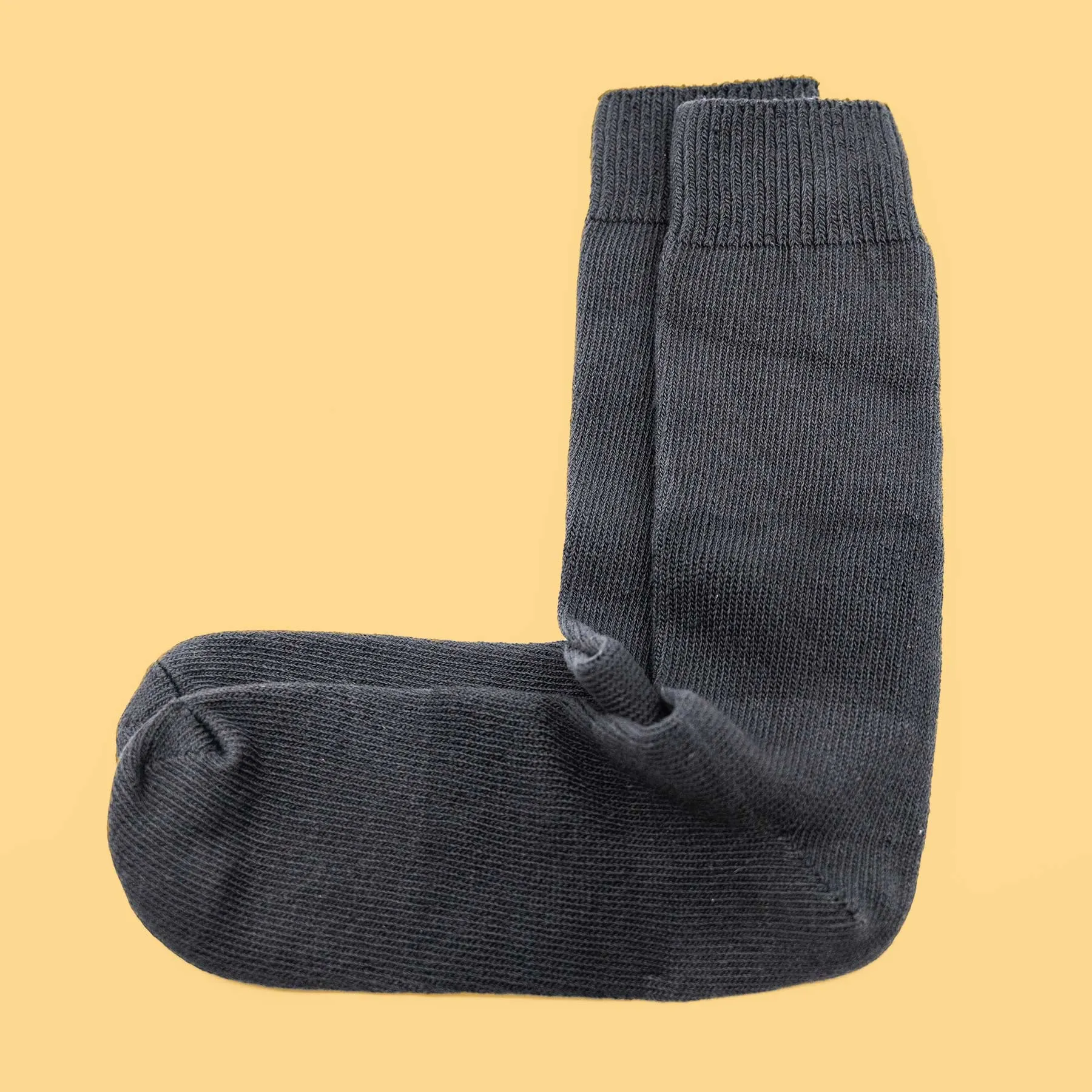 SIMPLICITY 3-Pack Organic Cotton Jersey Crew Socks (Grown & Made in USA)