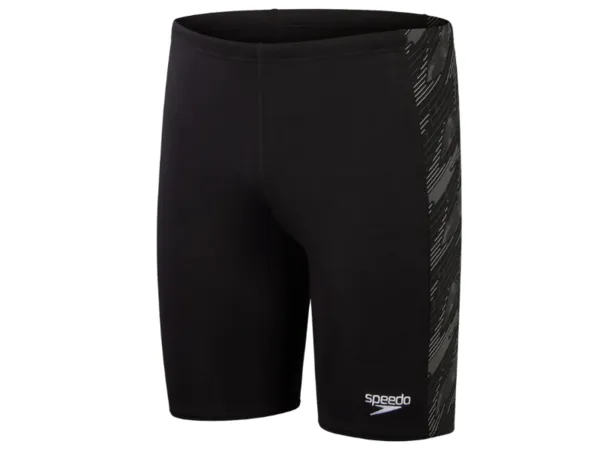 Speedo Hyperboom Panel Mens Jammer (Black/White)