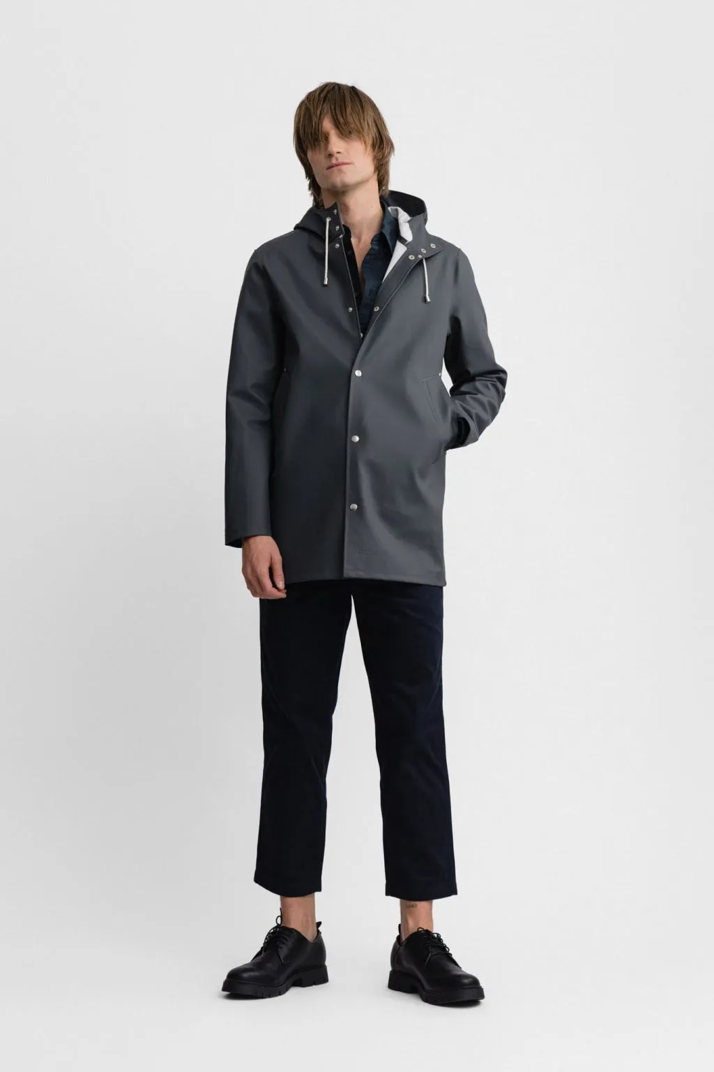 Stockholm Raincoat - Charcoal