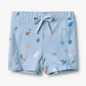 Swim Shorts Ulrik - soft blue sea life
