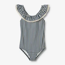 Swimsuit Doris - blue stripe
