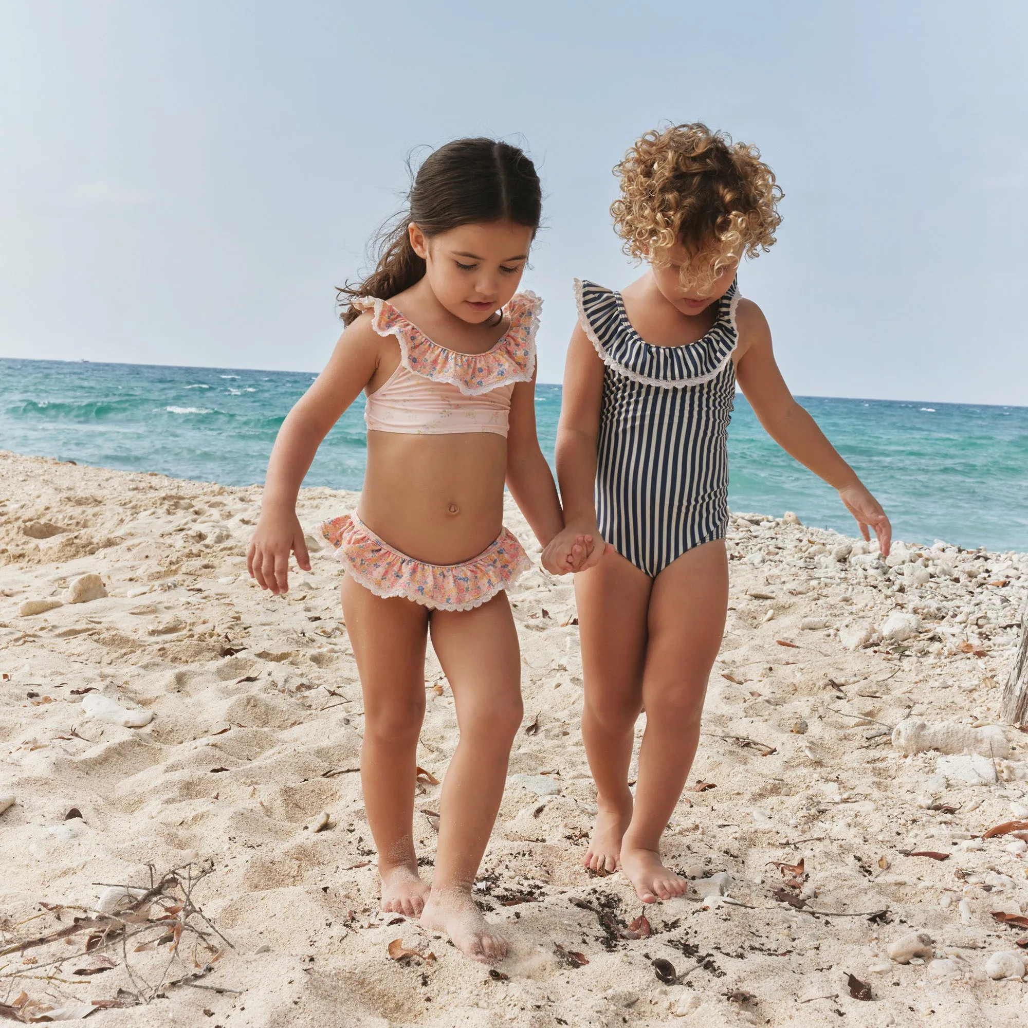 Swimsuit Doris - blue stripe