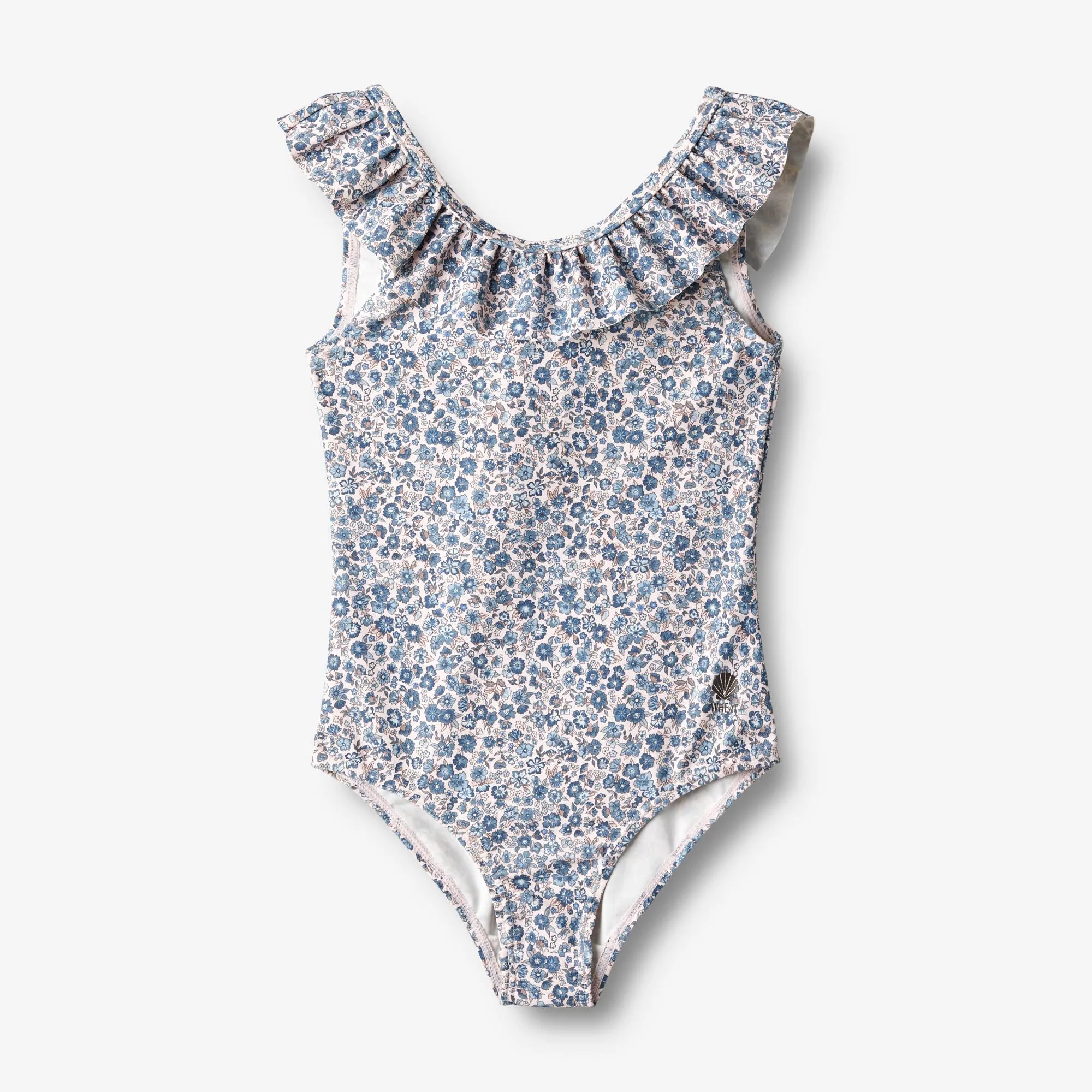 Swimsuit Marie-Louise - blue flower meadow