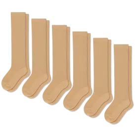 Tan EasyStretch™ Diabetic Socks Bundle 6-Pack
