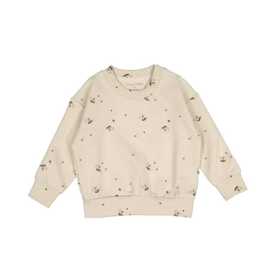 The Printed Sweatshirt - Olive