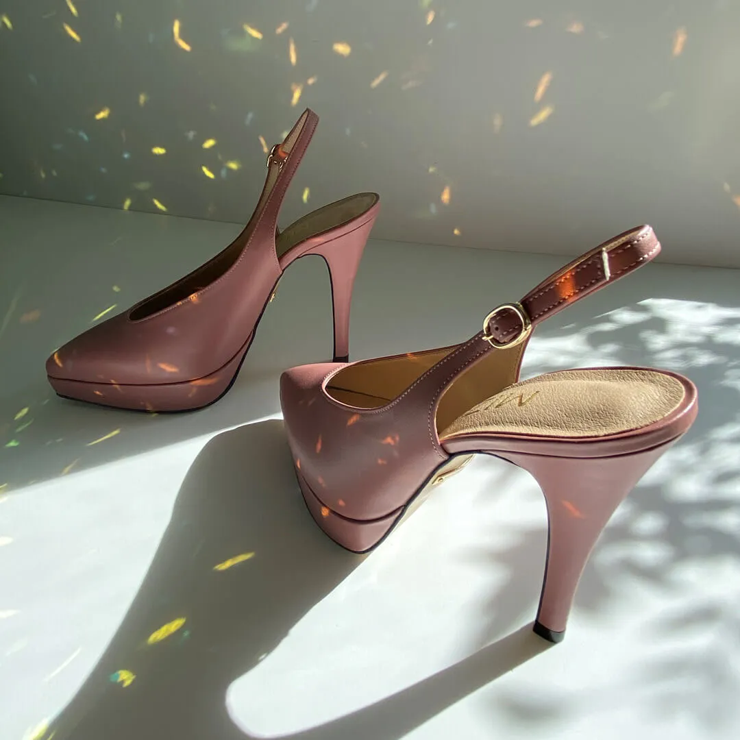*UK size 1 - SABRINA - black patent, 11/2cm heels