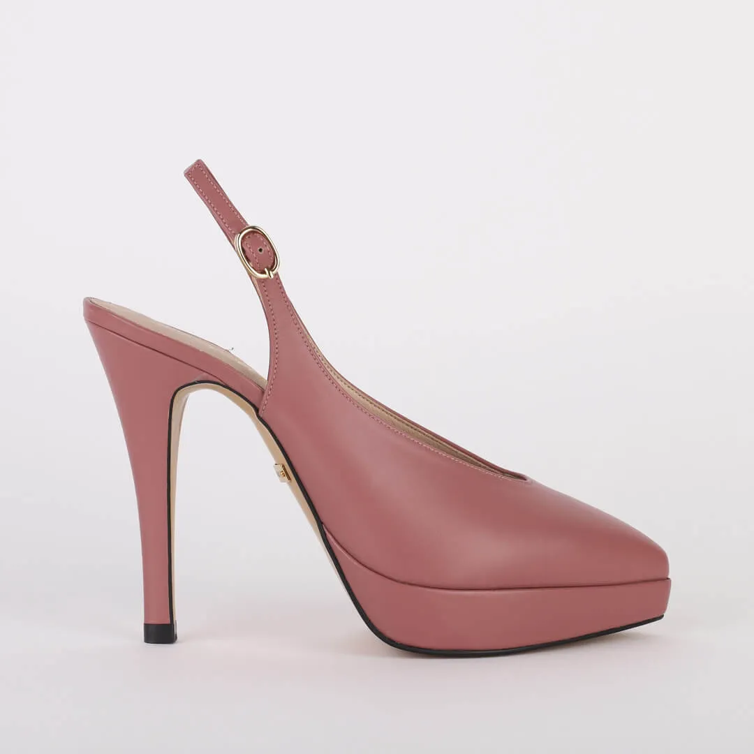*UK size 1 - SABRINA - black patent, 11/2cm heels