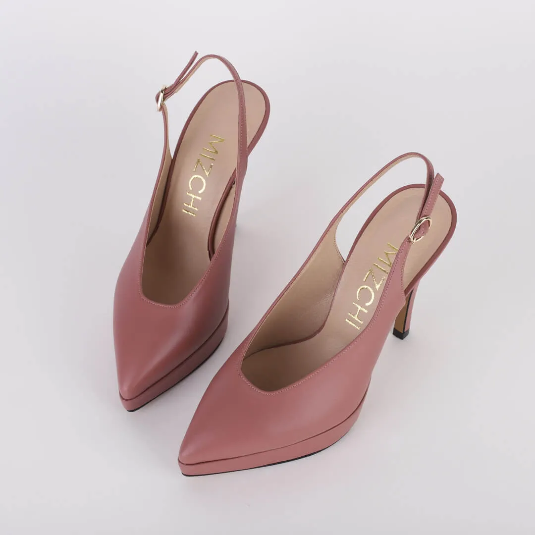 *UK size 1 - SABRINA - black patent, 11/2cm heels