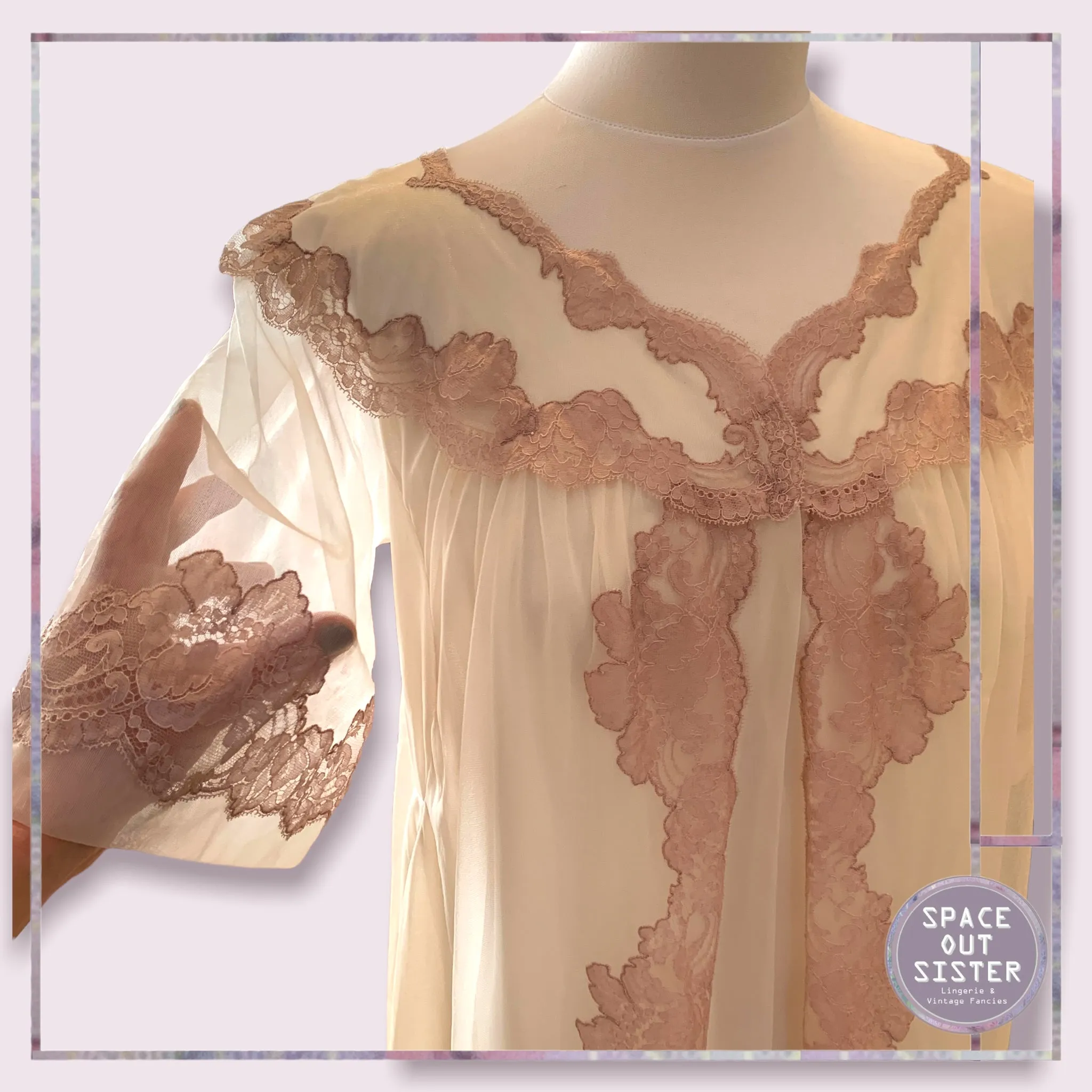 Vintage French Neyret Negligee