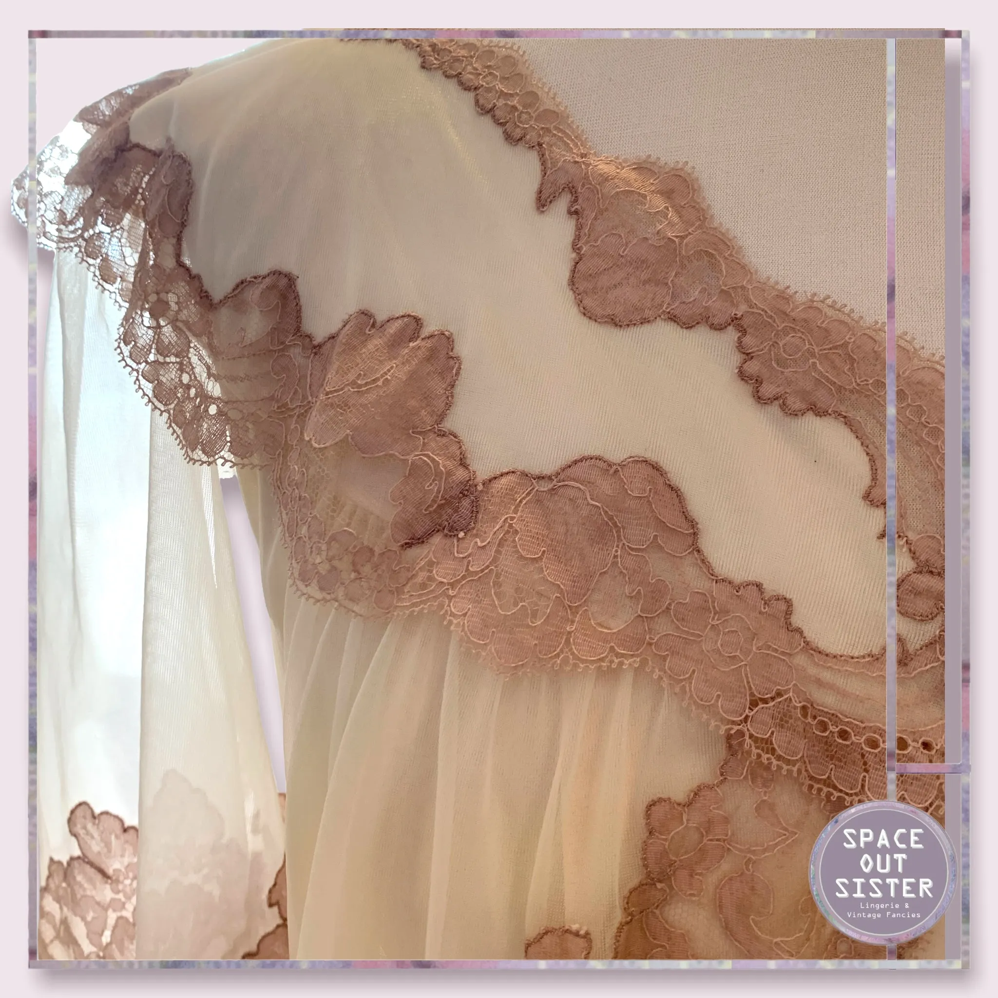 Vintage French Neyret Negligee