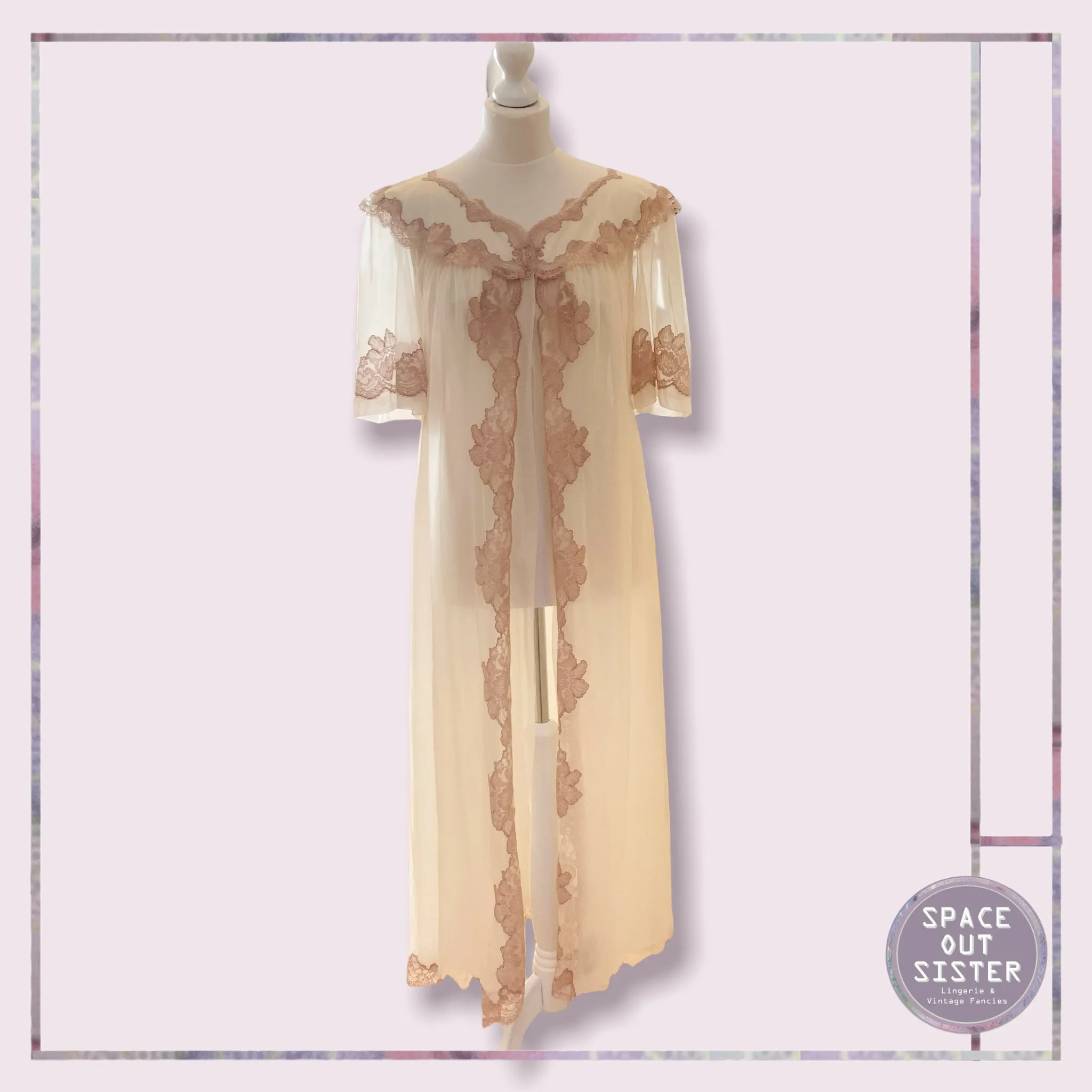 Vintage French Neyret Negligee