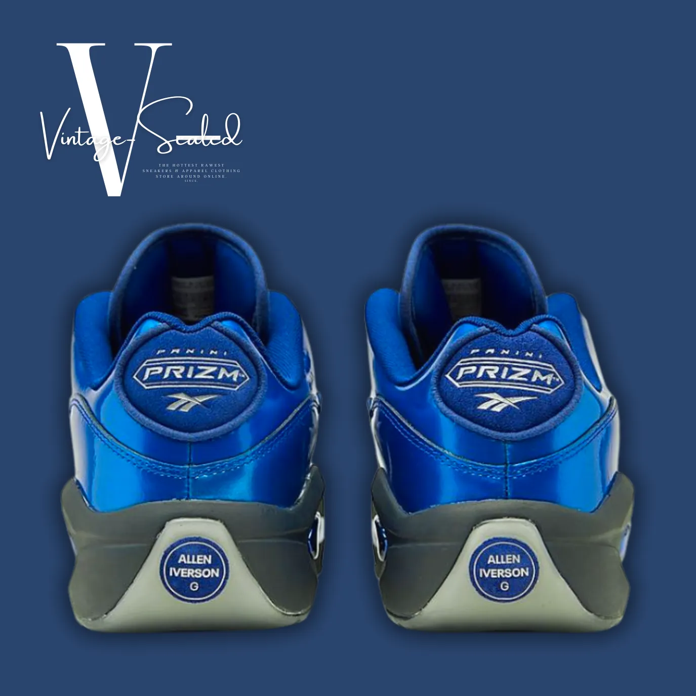 Vintage-Sealed Reebok Question Low "Panini Rookie Signature Prizm" A. Iverson| Brand New Men's Fashion