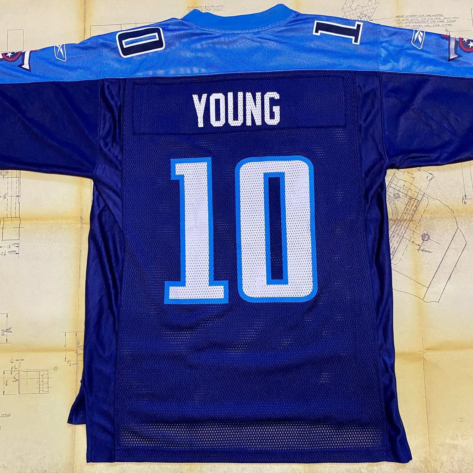 Vintage Tennesse Titans Vince Young Jersey