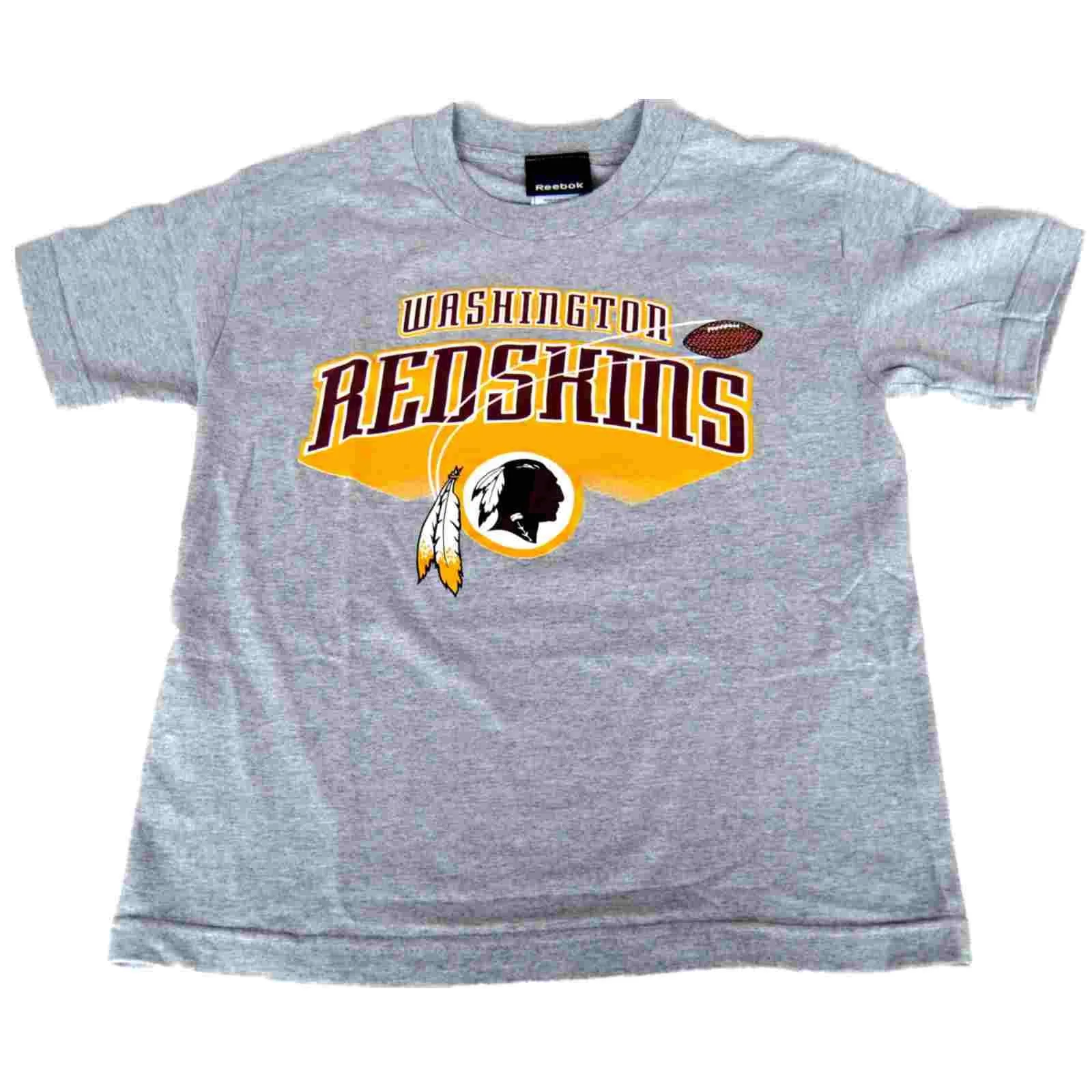 Washington Redskins Reebok Gray Youth T-Shirt (M)